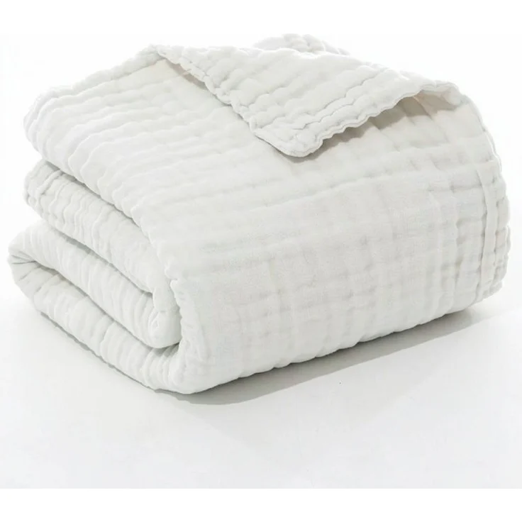 Wohndecke Musselin Decke, JASLIFE, Sommerdecke,100% Baumwolle – Bild 1