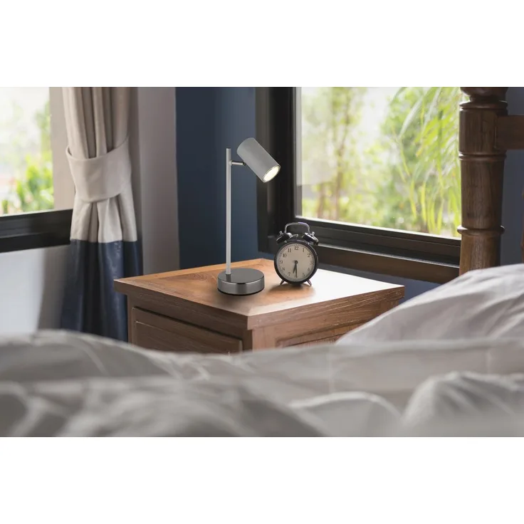 GLOBO LIGHTING Tischleuchte ROBBY, ohne Leuchtmittel, Tischlampe, GU10 Fassung, Wohnzimmer, Schlafzimmer