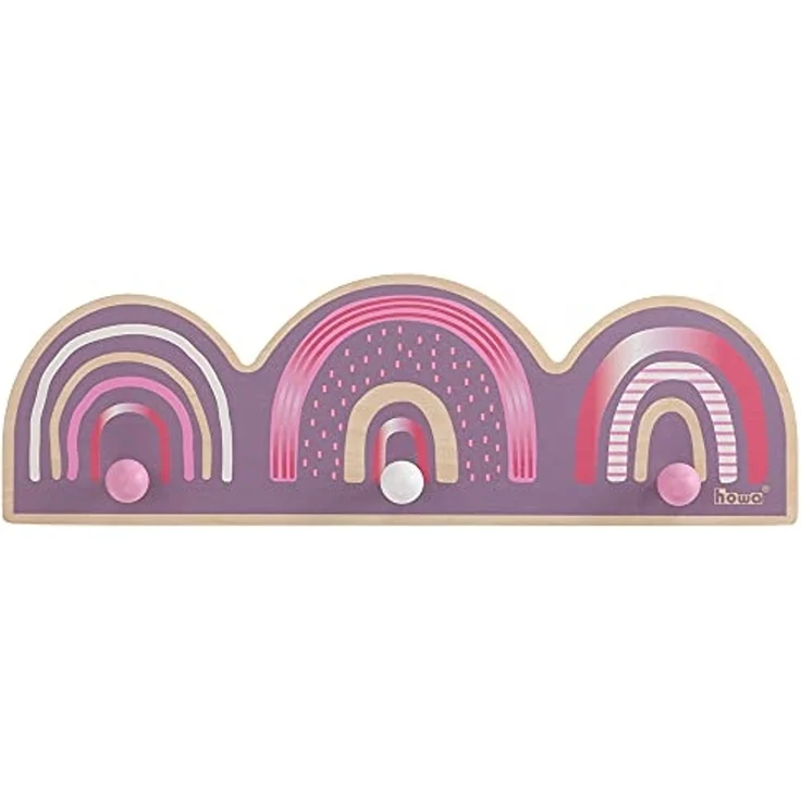 howa Garderobe rainbow, Wandgarderobe für Kinder aus Holz – Bild 2