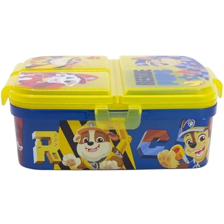 Paw Patrol Kinder Brotdose XL Lunchbox mit 3 Fächern & tollem Design – Bild 2