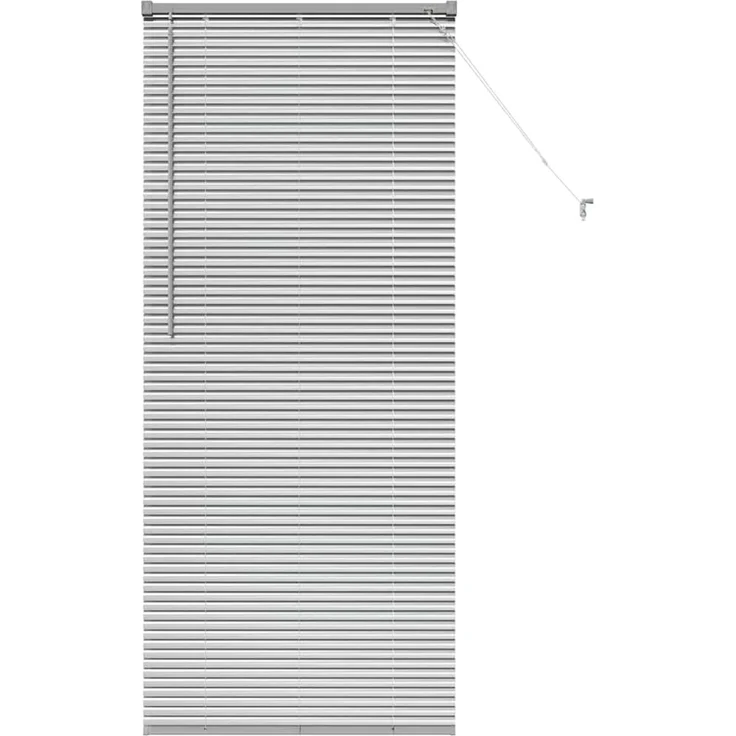 vidaXL Venezianische Jalousie Silber 175 x 80 cm 25 mm Aluminium 42005918 – Bild 2