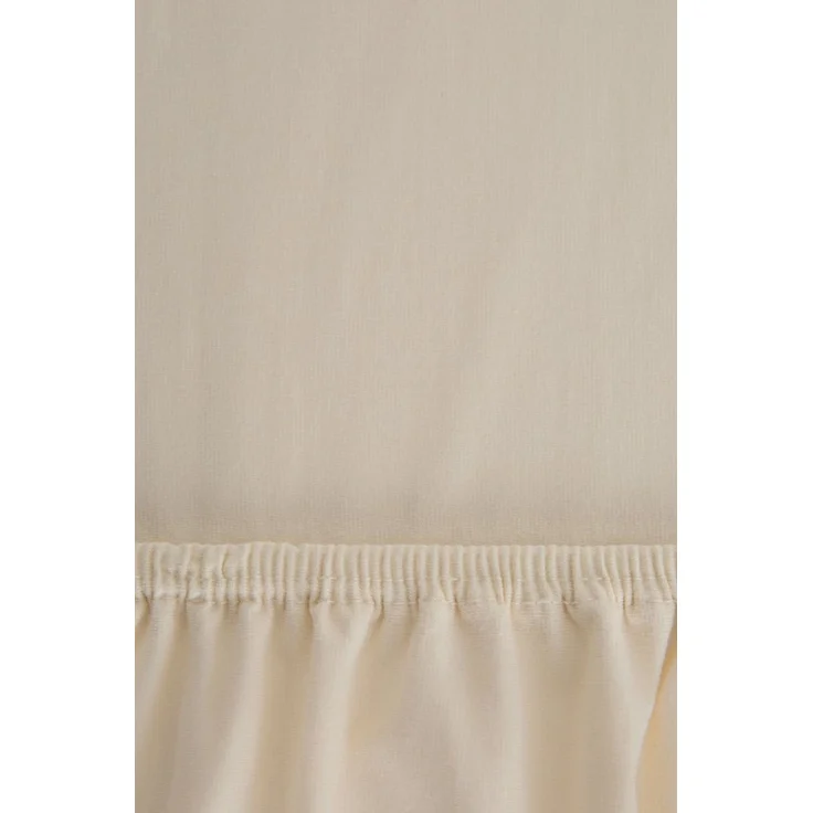 r-up Prima Spannbettlaken 90x200-100x220 bis 35cm Höhe natur 97% Baumwolle / 3% Elasthan 160g/m² – Bild 3