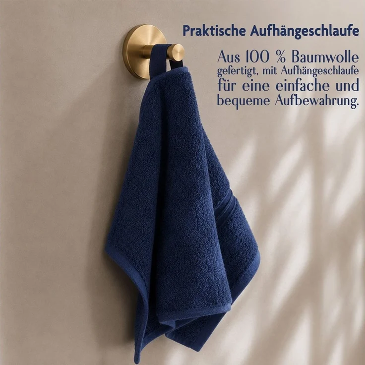 Hammetex Gästehandtücher 5er Set 30x50 cm, 100% Baumwolle Frottee – Bild 3