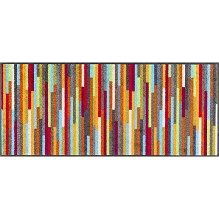 wash+dry by Kleen-Tex Teppich Mikado Stripes, rechteckig, Höhe: 7 mm, modernes Streifen Design, rutschhemmend, waschbar – Bild 2