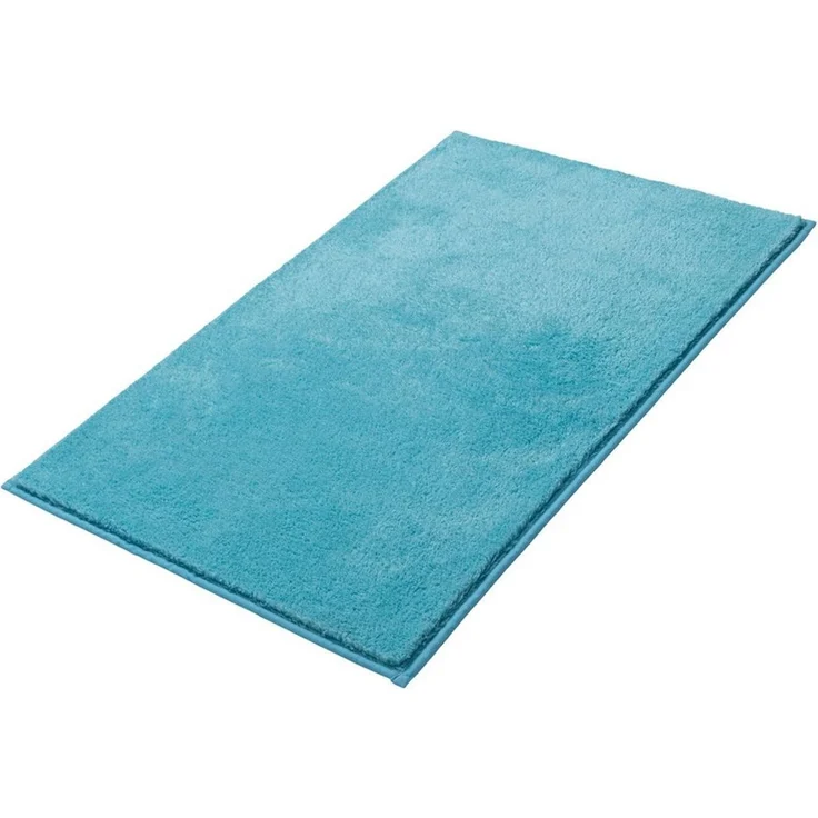 OTTO home Badematte Cali, Badvorleger, Badezimmer Teppich, Duschvorleger, Höhe 10 mm, rutschhemmend beschichtet, schnell trocknend, fußbodenheizungsgeeignet, Polyester, rechteckig, weich, Uni Farben, auch als Teppich erhältlich – Bild 2