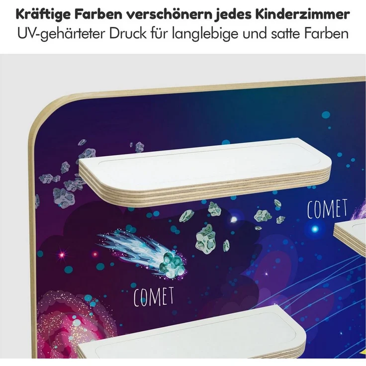 stadtecken Kinderregal groß, geeignet für Toniebox 2 und ca. 50 Tonies, Packung, Perfekte Aufbewahrung im Kinderzimmer – Bild 3