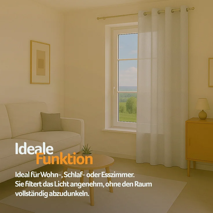 Bestlivings Blickdichte, Gardine mit Ösen, in vielen Größen und Farben Hellgrau 140x245 cm – Bild 7