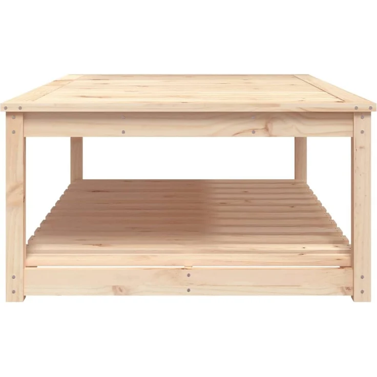Gartentisch, Balkontisch 121 x 82,5 x 45 cm Massivholz Kiefer – Bild 6