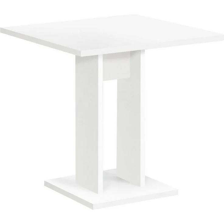 Säulen-Esstisch >BANDOL 1< in weiß - 70x77,5x70cm (BxHxT) – Bild 2