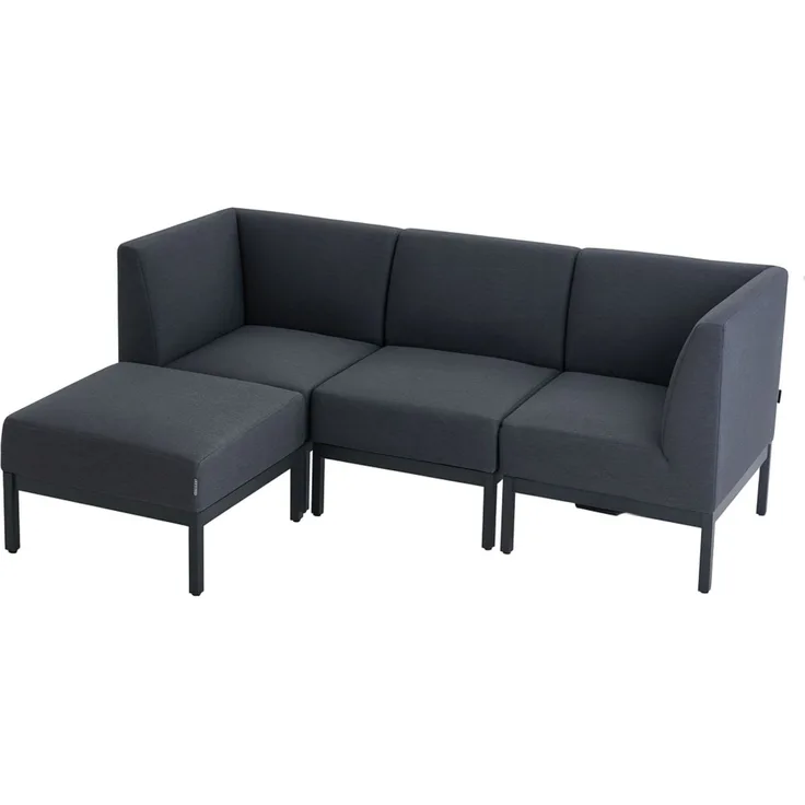 Kettler Lounge Gartenmöbel Ecksofa PURE CITY LINE Modular 4tlg Sunbrella Antr.