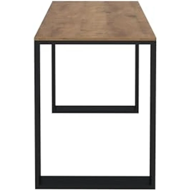 AKKE Esstisch, Esszimmertisch LOFT Schwarze Beinen Küchentisch Bürotisch 2mm-PVC – Bild 4