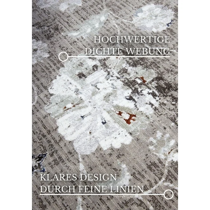 Villeroy & Boch Teppich Franz, rechteckig, Höhe: 7 mm, Orient, Vintage, Wohnzimmer, Schlafzimmer, Klassisch, Floral, Flur – Bild 3