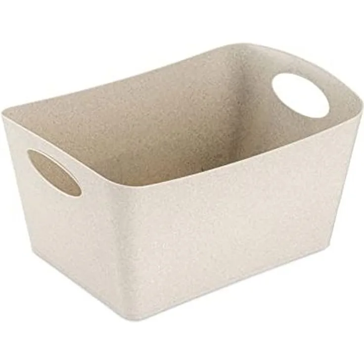 Koziol Aufbewahrungsbox Boxxx M, Kiste, Bottich, Organic Recycled, Recycled Desert Sand, 3. 5 L, 1404121