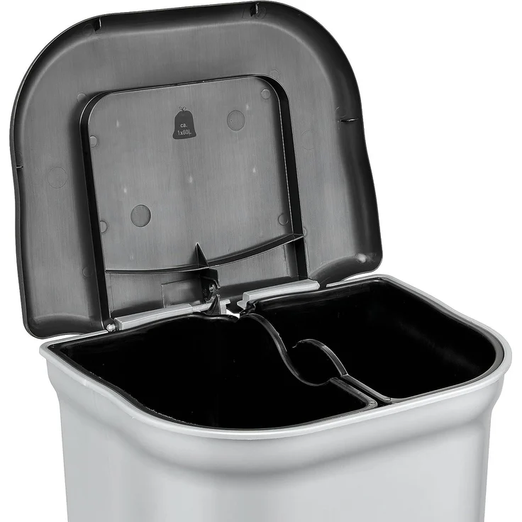 KEEEPER Step&Close DUO Treteimer 2x11 Liter – Bild 4