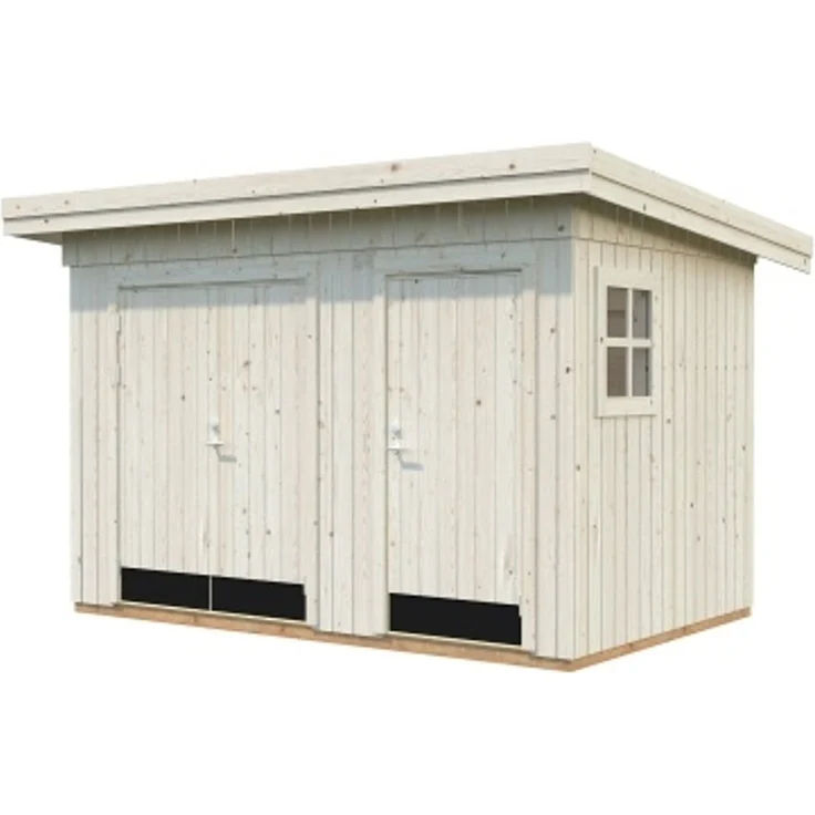 Palmako Gartenhaus Kalle 66 m² Gartenhaus aus Holz Holzhaus mit 88 mm Wandstärke Blockbohlenhaus – Bild 4