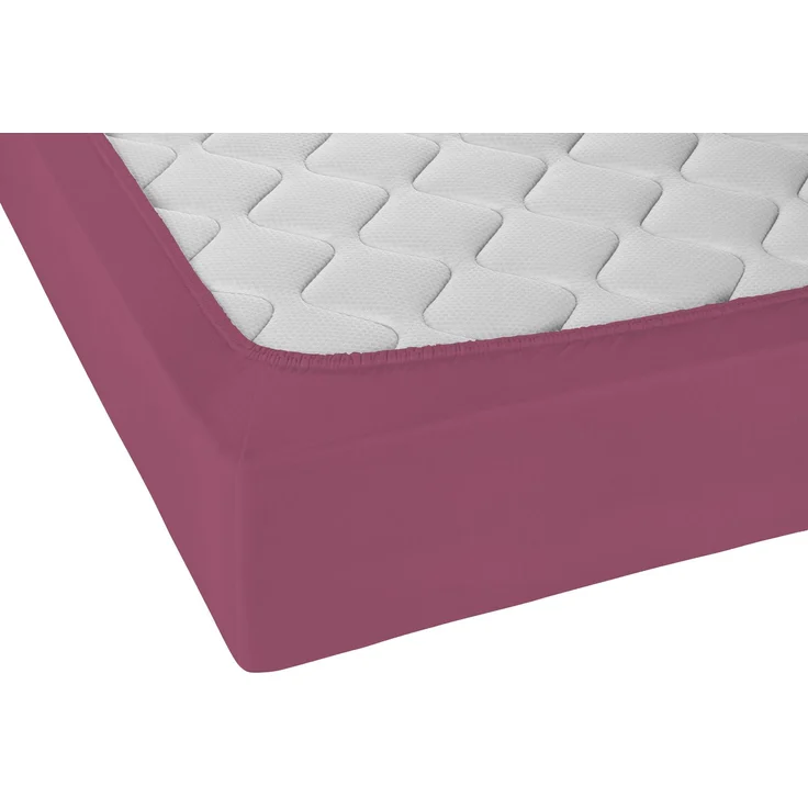 Castell Jersey-Stretch-Spannbetttuch, Brombeere, 1x 180x200 cm - 200x200 cm, 180x200 cm – Bild 2