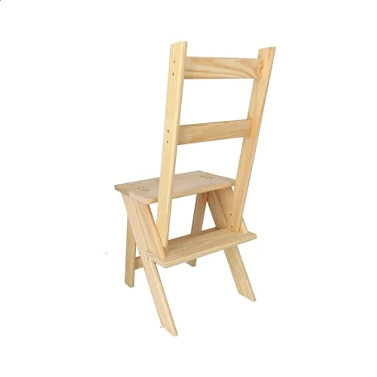 Aranaz 11001 Treppenstuhl, Kiefernholz, 39 x 53 x 91 cm – Bild 6