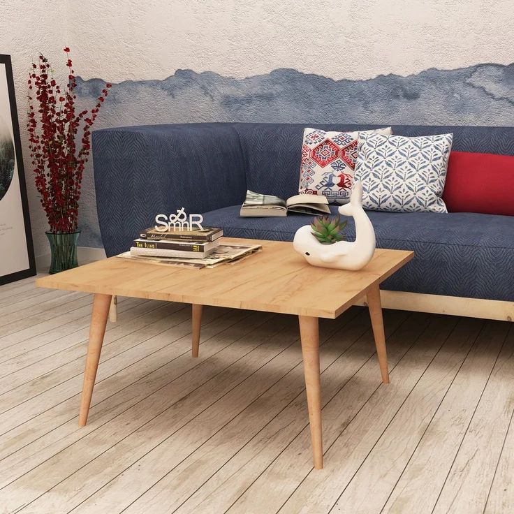 Skye Decor 'Leyman' Couchtisch, Eiche, 80 x 42 x 80 cm – Bild 2