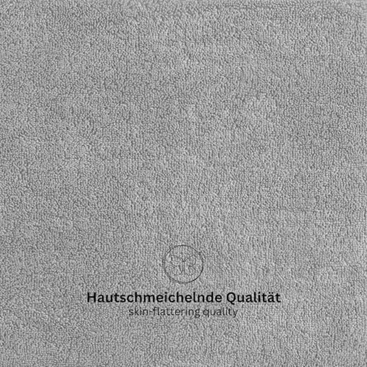 SCHÖNER WOHNEN-Kollektion Gästehandtuch CUDDLY Gästehandtuch, Baumwolle (1-St), 30 x 50 cm in Hellgrau – Bild 3