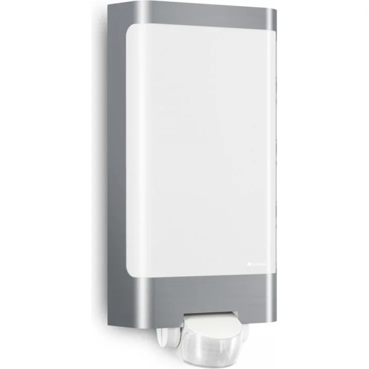 Steinel LED-Außenwandleuchte L 240 S, mit 180°-Bewegungsmelder, Edelstahlblende, 946 lm, 3000 K warmweiß, IP44