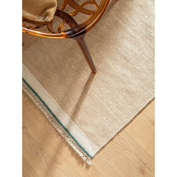 benuta Wollteppich Karla, rechteckig, Höhe: 5 mm, Kunstfaser, Berber, Ethno-Style, Wohnzimmer – Bild 2