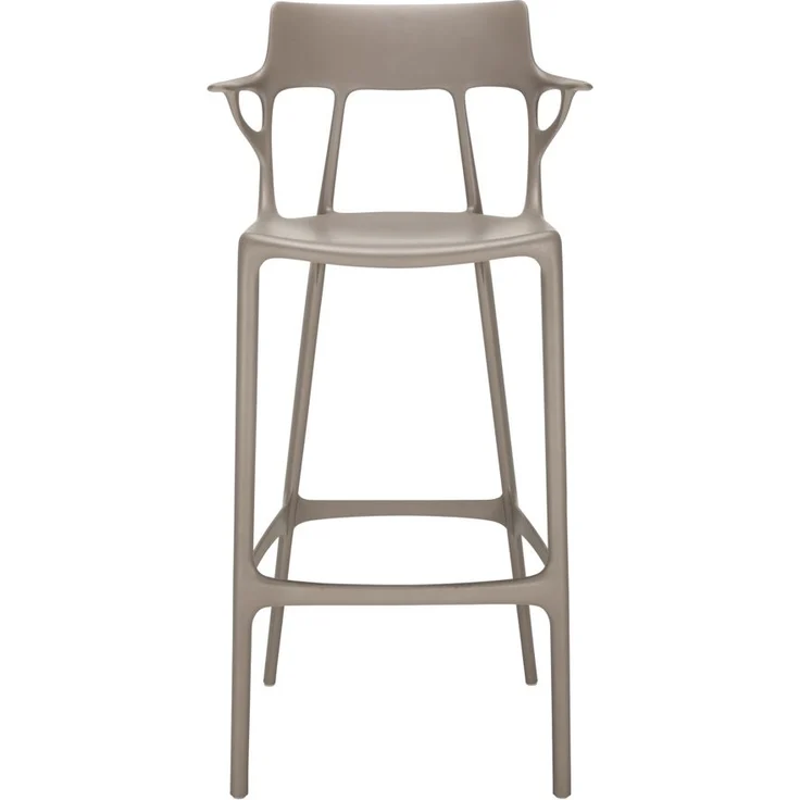 2er Set A.I. Barhocker grau – Bild 2