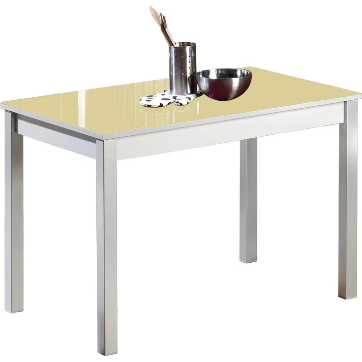 ASTIMESA Küchentisch, Metall, beige, 80x40 cm