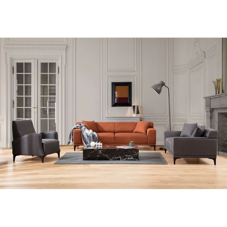 Ohrensessel, 'Petra', 87 x 78 x 78, Anthrazit – Bild 2