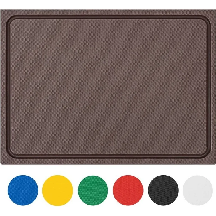 Morleos Schneidebrett Schneidebrett mit Saftrille aus HDPE 500 Kunststoff, Kunststoff, (1-St), dick