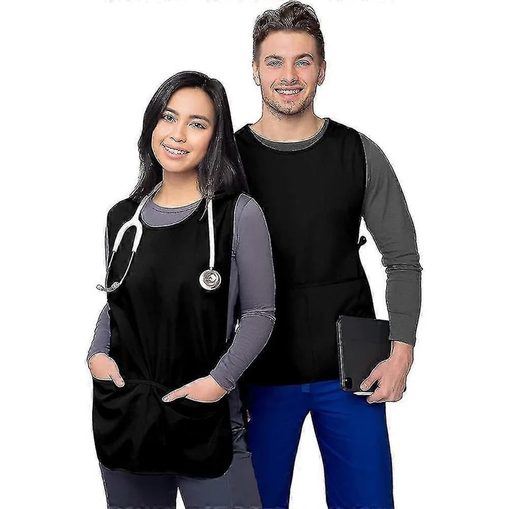 ABC Kuechenschuerze schwarz praktisch fuer Kueche und Alltag – Bild 5