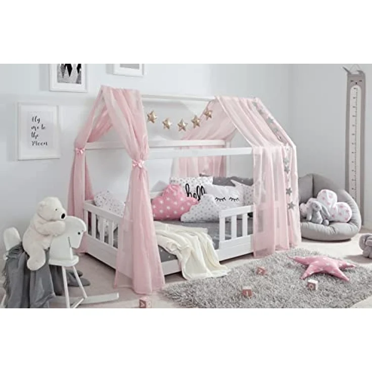 Tüll-Set - Betthimmel für Hausbett – Bild 1