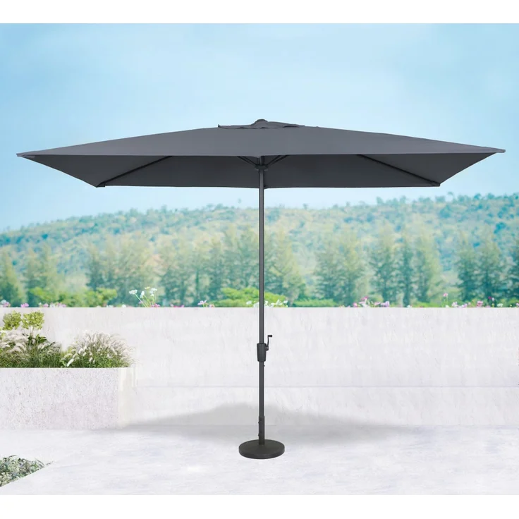 TrendLine Sonnenschirm Lagos anthrazit 200x300 cm – Bild 2