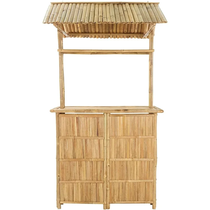 vidaXL Outdoor Bartisch Natur 115 x 95 x 214 cm Bambus 42028064 – Bild 7