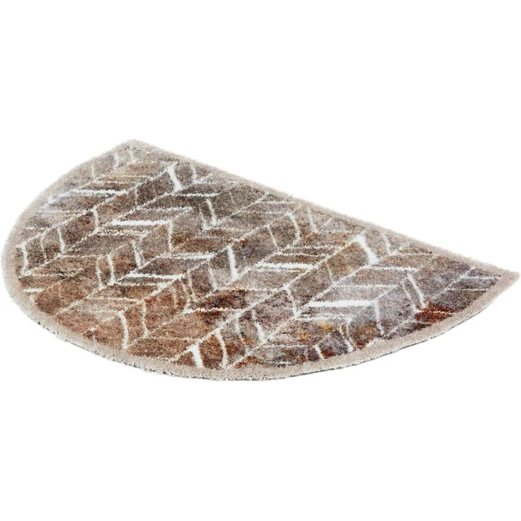 ASTRA Fußmatte Pure&Soft 018, halbrund, Höhe: 7 mm, Sauberlaufmatte, weiche Oberfläche, waschbar, rutschfest – Bild 3