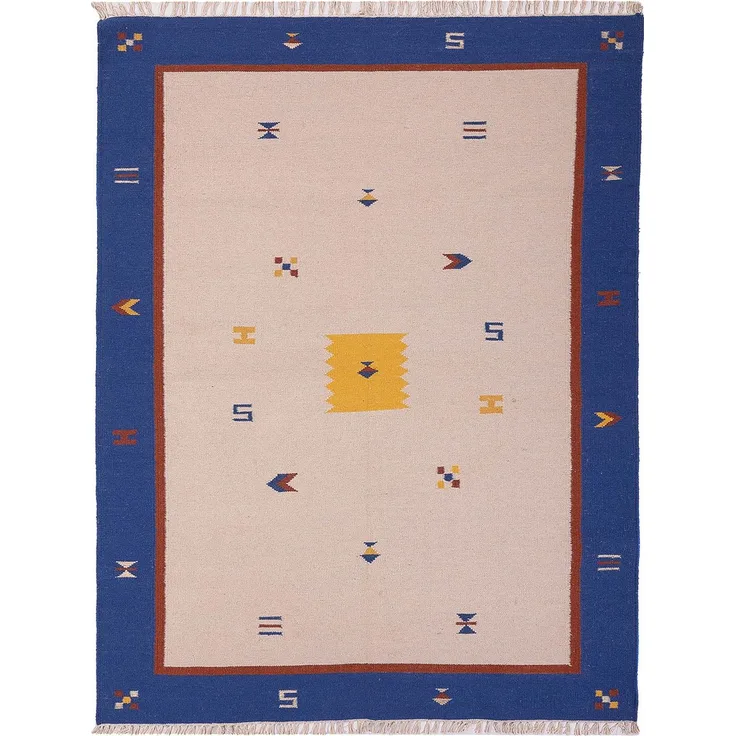 Kelim Teppich - Trendy - 240x170 cm - beige
