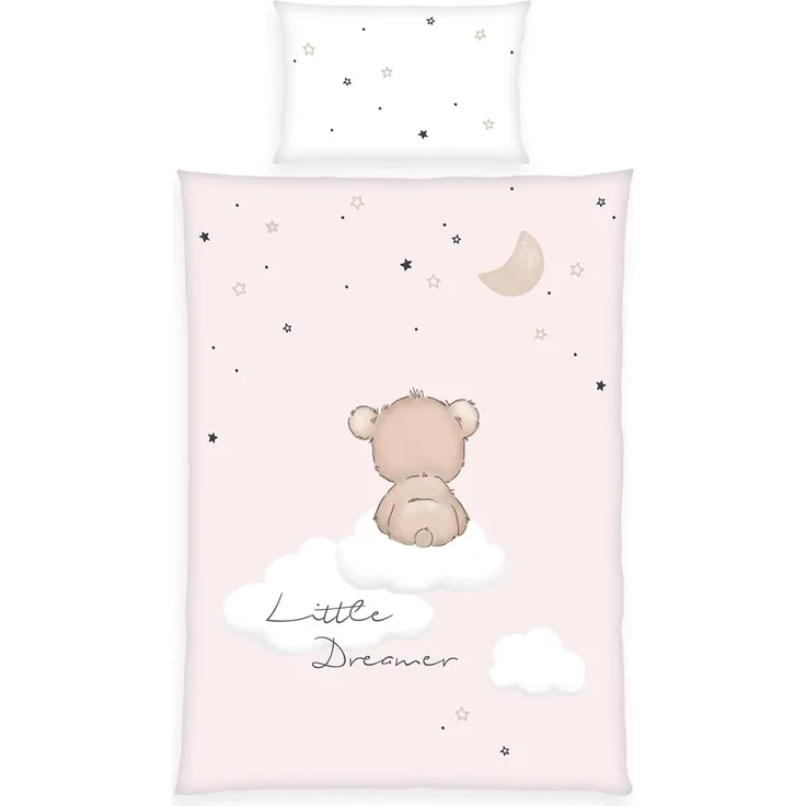 Baby Best Babybettwäsche babybest Little Dreamer, Renforcé, 2 teilig, Wendebettwäsche
