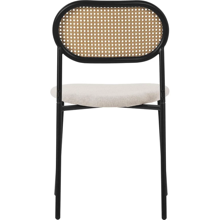 ML-DESIGN Stuhl Esszimmerstühle Rattanstuhl Polsterstühle Akzentstühle für Esszimmer (2 St), Beige Esstischstühle mit Rückenlehne aus Rattan 2er Set Küchenstuhl – Bild 6
