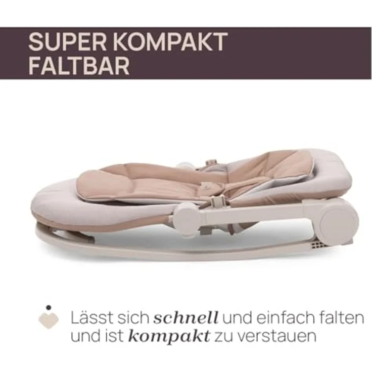 Chicco Wippe Magia 2-in-1: Babywippe und erster Sitz bis 18 kg, Spielbügel mit Holzelementen, Mini-Sitzverkleinerer inklusive, Schaukel- oder feste Position und verstellbare Rückenlehne – Bild 4