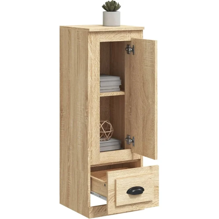 Highboard, BuffetSchrank, Büroschrank Sonoma-Eiche 36 x 35,5 x 103,5 cm Holzwerkstoff – Bild 4