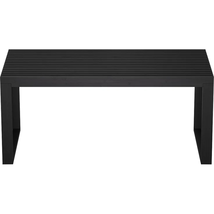 Bellamio 'Sava' Sitzbank, Bambus, schwarz, Holzbank ohne Lehne, 45x33x100 cm, bis 250 kg belastbar – Bild 9