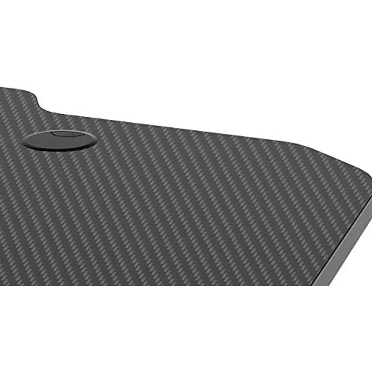 SogesHome Gaming Tisch 140cm Gaming Schreibtisch Computertisch in T-Form Gaming Table PC Tisch Schreibtisch mit Mausunterlage, Getränkehalter und Kopfhörerhaken,Bürotisch Ergonomischer Gamer Tisch – Bild 9