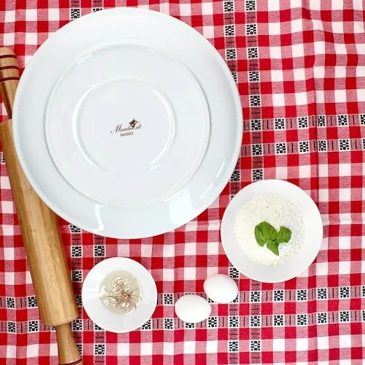 MamboCat Pizzateller 2er Set Mario XXL Pizzateller Ø33,5cm 2 Pers. Teller Pizza Bäcker – Bild 5