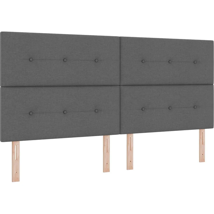 vidaXL Ottoman-Bett mit Matratze und LED Dunkelbraun 200 x 200 cm 3458100 – Bild 5