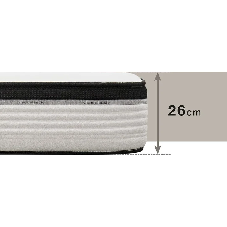 KUO Dream - Orsay Spring Matratze | Taschenfederkernmatratze | Komfort und Langlebigkeit | Höhe 26 cm | 120x190 cm – Bild 3