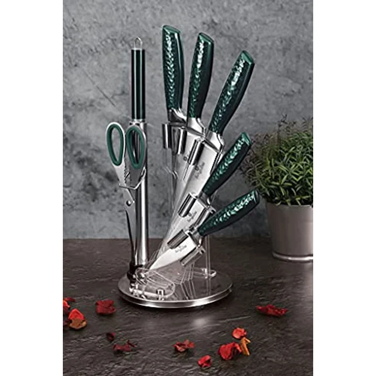 Berlinger Haus Berlinger Haus Messerset im Ständer 8 Elemente Metallic Line Emerald BH2463 – Bild 6
