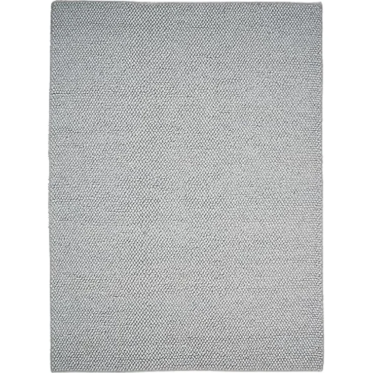 Consilio Concept Wollteppich Wooly, Silber, 100% Wolle, Rechteckig 80x150 cm, Oeko-Tex® Standard 100, für Fußbodenheizung geeignet, handgefertigt – Bild 6