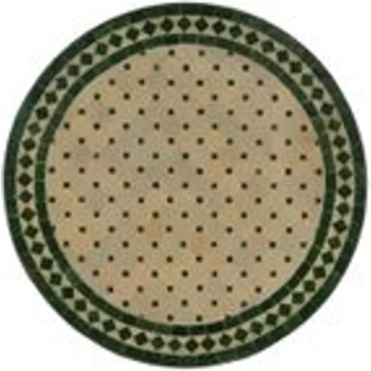 Mosaiktisch D100 Grün/Raute