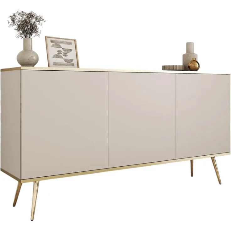Compleo Kommode mit 3 Türen MONO, Luxus Möbel, Modern Wohnzimmer