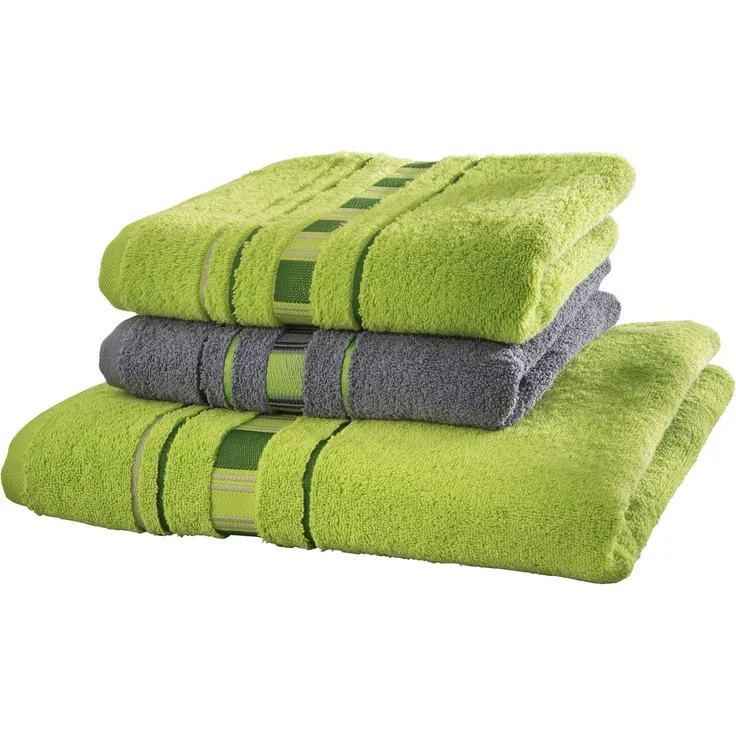 Erwin Müller Handtücher Frottier-Set "Achern" 3-teilig, Frottier, Walk-Frottier Uni