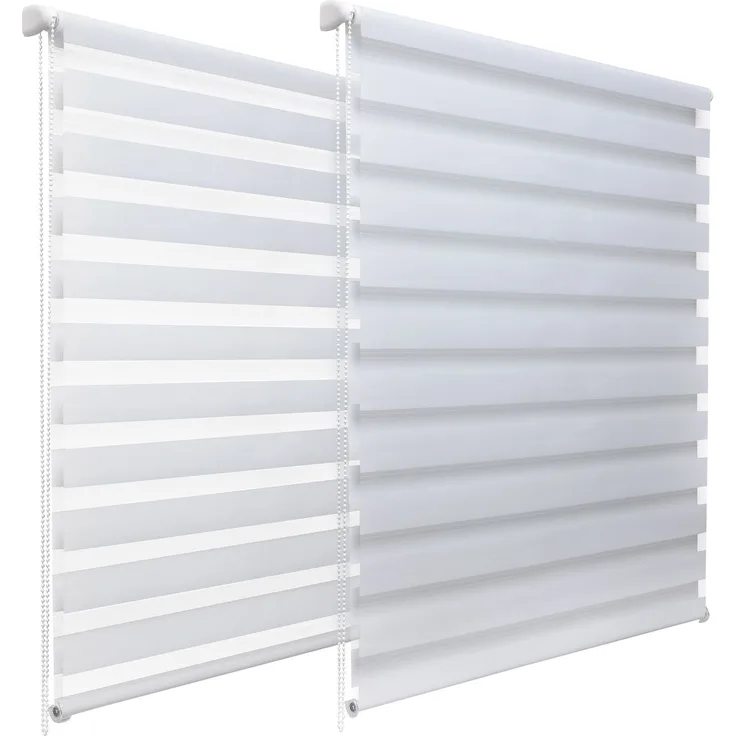 Sol Royal Doppelrollo SolDecor DL2 Weiß, 150 x 80 x 4 cm